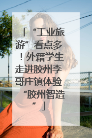 “工业旅游”看点多！外籍学生走进胶州李哥庄镇体验“胶州智造”