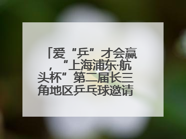 爱“乒”才会赢，“上海浦东·航头杯”第二届长三角地区乒乓球邀请赛举行