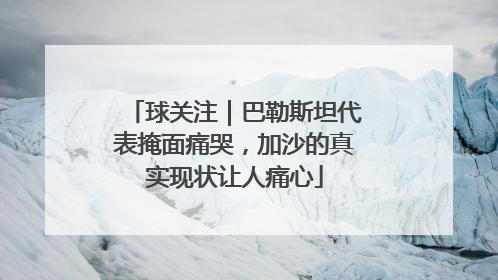 球关注｜巴勒斯坦代表掩面痛哭，加沙的真实现状让人痛心