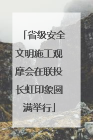 省级安全文明施工观摩会在联投长虹印象圆满举行