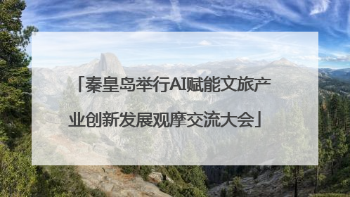 秦皇岛举行AI赋能文旅产业创新发展观摩交流大会