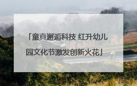 童真邂逅科技 红升幼儿园文化节激发创新火花