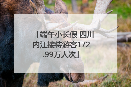 端午小长假 四川内江接待游客172.99万人次