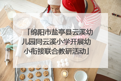 绵阳市盐亭县云溪幼儿园同云溪小学开展幼小衔接联合教研活动