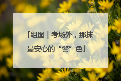 组图｜考场外，那抹最安心的“警”色