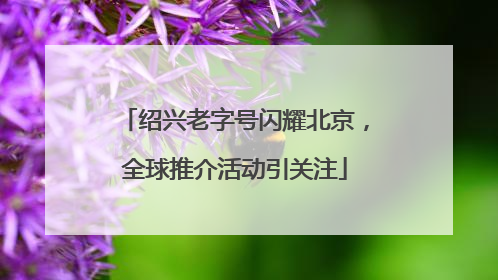绍兴老字号闪耀北京，全球推介活动引关注