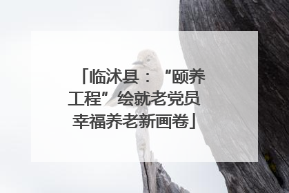 临沭县：“颐养工程”绘就老党员幸福养老新画卷