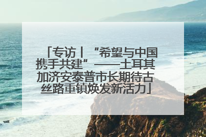 专访丨“希望与中国携手共建”——土耳其加济安泰普市长期待古丝路重镇焕发新活力