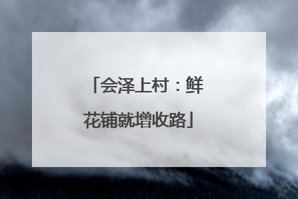 会泽上村：鲜花铺就增收路