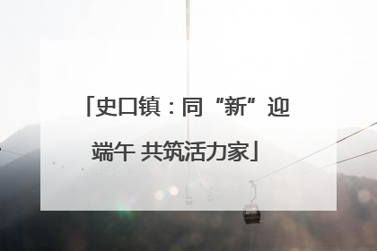 史口镇：同“新”迎端午 共筑活力家