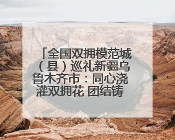 全国双拥模范城（县）巡礼新疆乌鲁木齐市：同心浇灌双拥花 团结铸就军民情