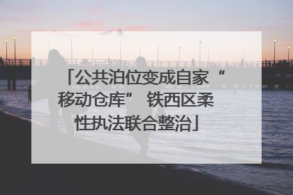 公共泊位变成自家“移动仓库” 铁西区柔性执法联合整治