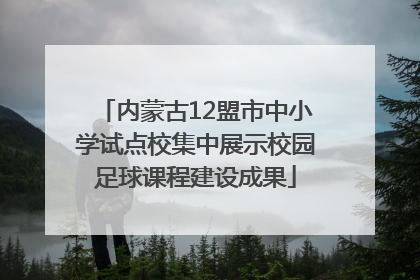 内蒙古12盟市中小学试点校集中展示校园足球课程建设成果