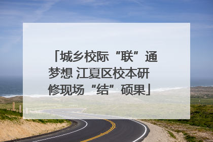 城乡校际“联”通梦想 江夏区校本研修现场“结”硕果