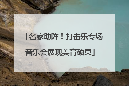 名家助阵！打击乐专场音乐会展现美育硕果