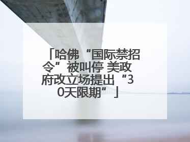 哈佛“国际禁招令”被叫停 美政府改立场提出“30天限期”