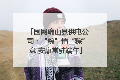 国网确山县供电公司：“粽”情“粽”意 安康常驻端午