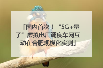 国内首次！“5G+量子”虚拟电厂调度车网互动在合肥规模化实测
