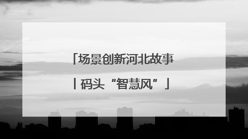 场景创新河北故事丨码头“智慧风”