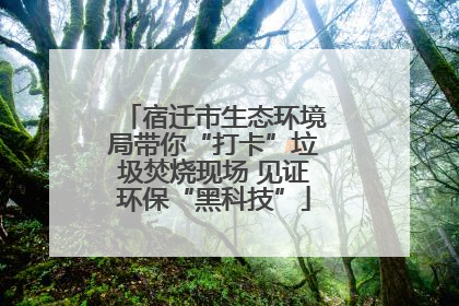 宿迁市生态环境局带你“打卡”垃圾焚烧现场 见证环保“黑科技”