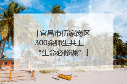 宜昌市伍家岗区300余师生共上“生命必修课”