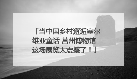 当中国乡村邂逅塞尔维亚童话 莒州博物馆这场展览太震撼了！