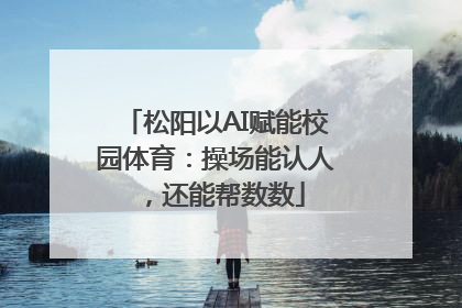 松阳以AI赋能校园体育：操场能认人，还能帮数数