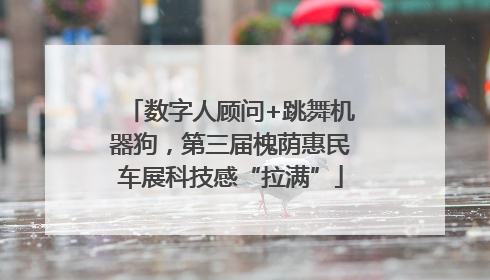 数字人顾问+跳舞机器狗，第三届槐荫惠民车展科技感“拉满”