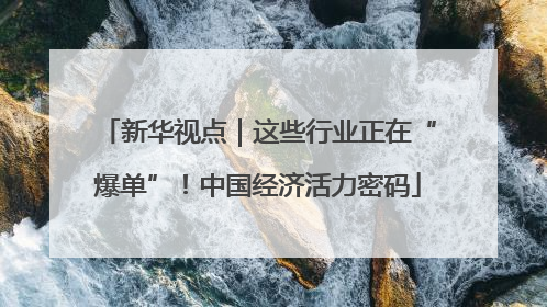 新华视点｜这些行业正在“爆单”！中国经济活力密码
