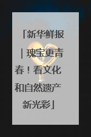新华鲜报｜瑰宝更青春！看文化和自然遗产新光彩