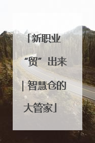 新职业 “贸”出来｜智慧仓的大管家