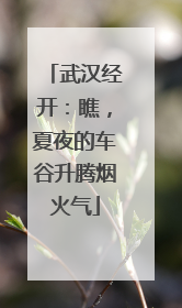 武汉经开：瞧，夏夜的车谷升腾烟火气