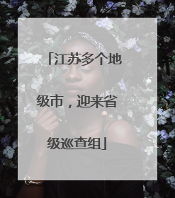 江苏多个地级市，迎来省级巡查组