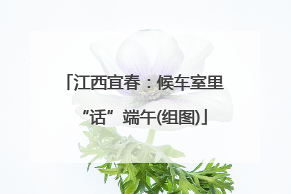 江西宜春：候车室里“话”端午(组图)
