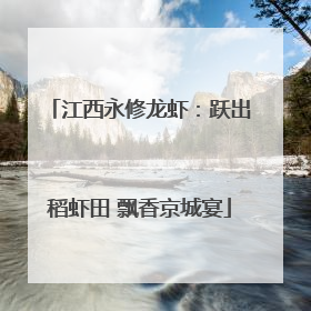 江西永修龙虾：跃出稻虾田 飘香京城宴