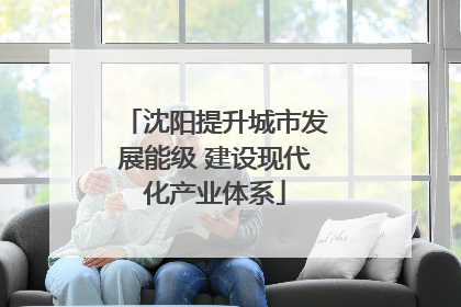 沈阳提升城市发展能级 建设现代化产业体系