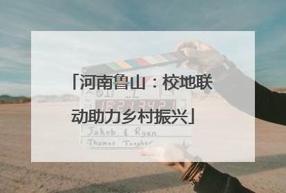 河南鲁山：校地联动助力乡村振兴