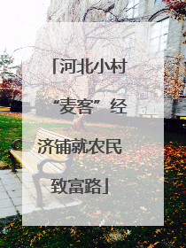 河北小村“麦客”经济铺就农民致富路