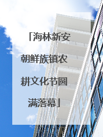 海林新安朝鲜族镇农耕文化节圆满落幕