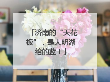济南的“天花板”，是大明湖给的蓝！