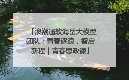 浪潮通软海岳大模型团队：青春逐浪，智启新程｜青春思政课