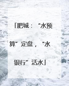 肥城：“水预算”定盘，“水银行”活水