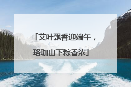 艾叶飘香迎端午，珞珈山下粽香浓