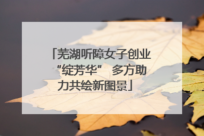 芜湖听障女子创业“绽芳华” 多方助力共绘新图景
