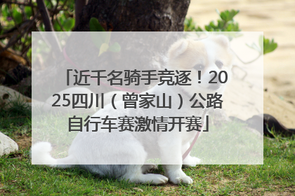 近千名骑手竞逐！2025四川（曾家山）公路自行车赛激情开赛