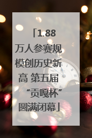 1.88万人参赛规模创历史新高 第五届“贡嘎杯”圆满闭幕
