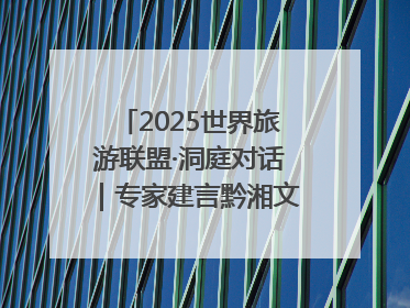 2025世界旅游联盟·洞庭对话｜专家建言黔湘文旅协同发展：聚焦产品稀缺性 深化区域经验共享