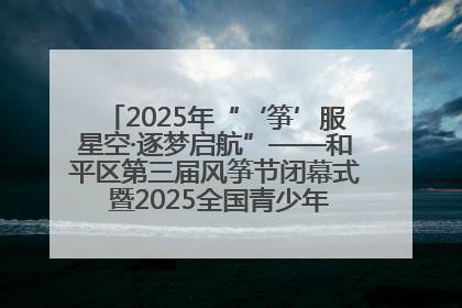 2025年“‘筝’服星空·逐梦启航”——和平区第三届风筝节闭幕式 暨2025全国青少年风筝制作放飞赛（沈阳站）颁奖仪式