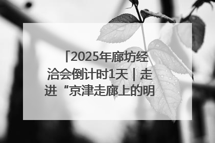 2025年廊坊经洽会倒计时1天｜走进“京津走廊上的明珠”——廊坊