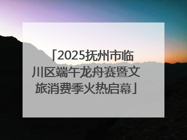 2025抚州市临川区端午龙舟赛暨文旅消费季火热启幕